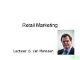 Retail Marketing PowerPoint PPT Presentation