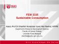 FEM 3335 Sustainable Consumption PowerPoint PPT Presentation