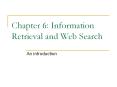 Chapter 6: Information Retrieval and Web Search PowerPoint PPT Presentation