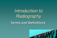 Introduction to Radiography