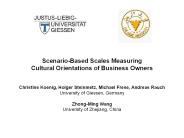 Scenario-Based Scales Measuring