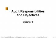 Audit Responsibilities and Objectives