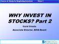 WHY INVEST IN STOCKS? Part 2 PowerPoint PPT Presentation