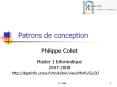 Patrons de conception PowerPoint PPT Presentation