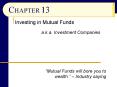 Investing in Mutual Funds PowerPoint PPT Presentation