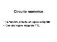 Circuite numerice PowerPoint PPT Presentation