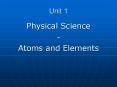 Physical Science PowerPoint PPT Presentation