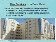 Commitment Engineering Works, CEW Services - Doha Qatar