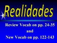 Review Vocab on pp. 24-35