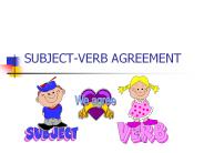 SUBJECT-VERB AGREEMENT