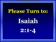Please Turn to: