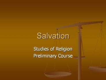 Salvation