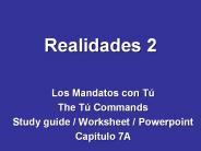 Realidades 2