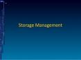 Storage Management PowerPoint PPT Presentation