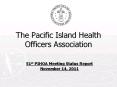 The Pacific Island Health Officers Association PowerPoint PPT Presentation