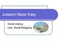Judaism Made Easy PowerPoint PPT Presentation