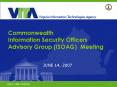 Commonwealth Information Security Officers Advisory Group (ISOAG) Meeting PowerPoint PPT Presentation