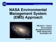 NASA Environmental Management System (EMS) Approach PowerPoint PPT Presentation