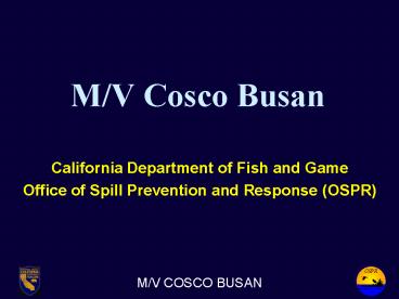 M/V Cosco Busan
