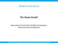 Mobile Governance    PowerPoint PPT Presentation