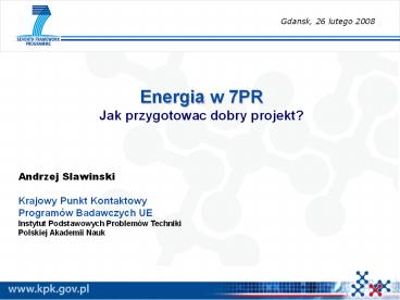 7.  PROGRAM RAMOWY UNII EUROPEJSKIEJ