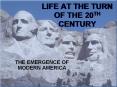 LIFE AT THE TURN OF THE 20TH CENTURY PowerPoint PPT Presentation