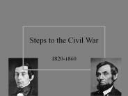 Steps to the Civil War