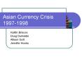 Asian Currency Crisis 1997-1998 PowerPoint PPT Presentation