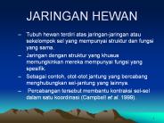 JARINGAN HEWAN