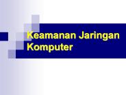 Keamanan Jaringan Komputer