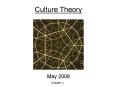 Culture Theory PowerPoint PPT Presentation