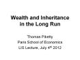 Wealth%20and%20Inheritance%20%20in%20the%20Long%20Run PowerPoint PPT Presentation