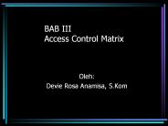 BAB III Access Control Matrix