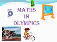 MATHS IN OLYMPICS PowerPoint PPT Presentation