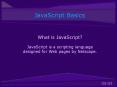 JavaScript Basics PowerPoint PPT Presentation