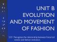 UNIT B EVOLUTION AND MOVEMENT OF FASHION PowerPoint PPT Presentation