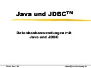 Java und JDBCTM