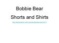 Bobbie Bear PowerPoint PPT Presentation