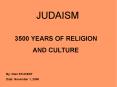 JUDAISM PowerPoint PPT Presentation