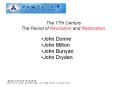 The 17th Century The Period of Revolution and Restoration PowerPoint PPT Presentation