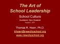 The Art of School Leadership PowerPoint PPT Presentation