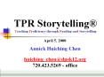 TPR%20Storytelling PowerPoint PPT Presentation
