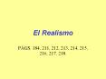 El Realismo PowerPoint PPT Presentation
