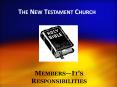 The New Testament Church PowerPoint PPT Presentation