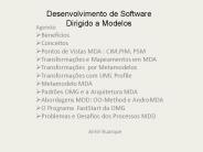 Desenvolvimento de Software Dirigido a Modelos