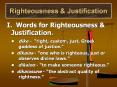 Righteousness PowerPoint PPT Presentation