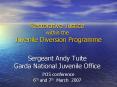 Restorative Justice within the Juvenile Diversion Programme  Sergeant Andy Tuite Garda National Juvenile Office IYJS conference 6th and 7th March 2007 PowerPoint PPT Presentation