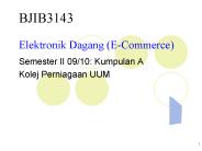 Elektronik Dagang (E-Commerce)