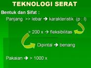 TEKNOLOGI SERAT