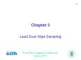 Lead Dust Wipe Sampling PowerPoint PPT Presentation